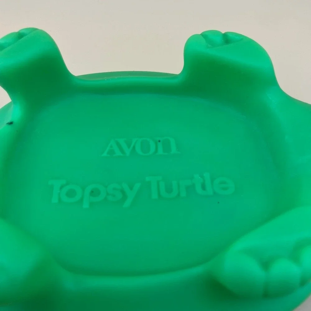 Vintage Avon Topsy Turtle 1970s Floating Soap Dish Collectible